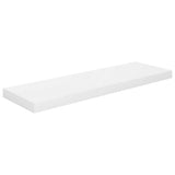 NNEVL Floating Wall Shelves 4 pcs High Gloss White 80x23.5x3.8 cm MDF