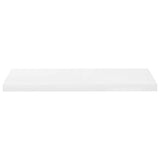 NNEVL Floating Wall Shelves 4 pcs High Gloss White 80x23.5x3.8 cm MDF