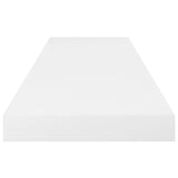NNEVL Floating Wall Shelves 4 pcs High Gloss White 80x23.5x3.8 cm MDF