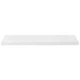 NNEVL Floating Wall Shelves 2 pcs High Gloss White 90x23.5x3.8 cm MDF