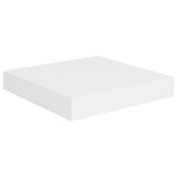 NNEVL Floating Wall Shelves 2 pcs White 23x23.5x3.8 cm MDF