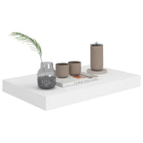 NNEVL Floating Wall Shelves 2 pcs White 40x23x3.8 cm MDF