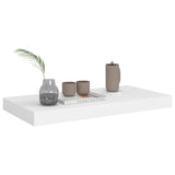 NNEVL Floating Wall Shelf White 50x23x3.8 cm MDF