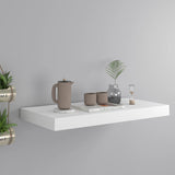 NNEVL Floating Wall Shelf White 50x23x3.8 cm MDF