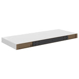 NNEVL Floating Wall Shelves 4 pcs White 60x23.5x3.8 cm MDF