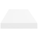 NNEVL Floating Wall Shelf White 80x23.5x3.8 cm MDF