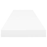 NNEVL Floating Wall Shelf White 120x23.5x3.8 cm MDF
