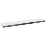 NNEVL Floating Wall Shelf White 120x23.5x3.8 cm MDF