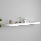 NNEVL Floating Wall Shelf White 120x23.5x3.8 cm MDF