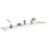 NNEVL Floating Wall Shelves 4 pcs White 120x23.5x3.8 cm MDF