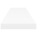 NNEVL Floating Wall Shelves 4 pcs White 120x23.5x3.8 cm MDF