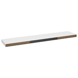 NNEVL Floating Wall Shelves 4 pcs White 120x23.5x3.8 cm MDF