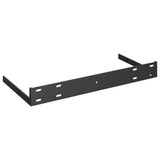 NNEVL Floating Wall Shelf Black 50x23x3.8 cm MDF