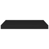 NNEVL Floating Wall Shelf Black 60x23.5x3.8 cm MDF