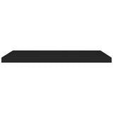 NNEVL Floating Wall Shelves 4 pcs Black 90x23.5x3.8 cm MDF