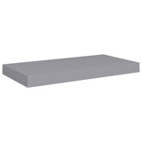 NNEVL Floating Wall Shelf Grey 50x23x3.8 cm MDF