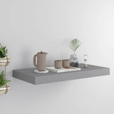 NNEVL Floating Wall Shelf Grey 50x23x3.8 cm MDF