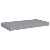 NNEVL Floating Wall Shelves 4 pcs Grey 50x23x3.8 cm MDF