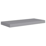 NNEVL Floating Wall Shelf Grey 60x23.5x3.8 cm MDF