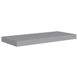 NNEVL Floating Wall Shelves 4 pcs Grey 60x23.5x3.8 cm MDF