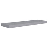 NNEVL Floating Wall Shelf Grey 80x23.5x3.8 cm MDF