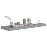 NNEVL Floating Wall Shelf Grey 80x23.5x3.8 cm MDF