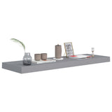 NNEVL Floating Wall Shelves 4 pcs Grey 80x23.5x3.8 cm MDF