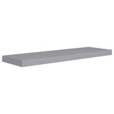 NNEVL Floating Wall Shelves 4 pcs Grey 80x23.5x3.8 cm MDF