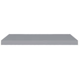 NNEVL Floating Wall Shelves 4 pcs Grey 80x23.5x3.8 cm MDF