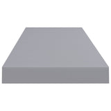 NNEVL Floating Wall Shelves 4 pcs Grey 80x23.5x3.8 cm MDF