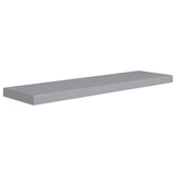 NNEVL Floating Wall Shelf Grey 90x23.5x3.8 cm MDF