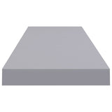NNEVL Floating Wall Shelf Grey 90x23.5x3.8 cm MDF