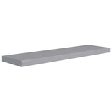 NNEVL Floating Wall Shelves 4 pcs Grey 90x23.5x3.8 cm MDF
