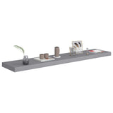 NNEVL Floating Wall Shelves 4 pcs Grey 120x23.5x3.8 cm MDF