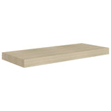 NNEVL Floating Wall Shelves 2 pcs Oak 60x23.5x3.8 cm MDF