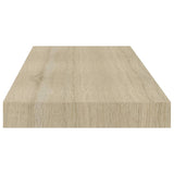 NNEVL Floating Wall Shelves 4 pcs Oak 60x23.5x3.8 cm MDF