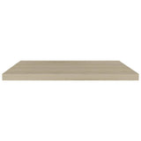 NNEVL Floating Wall Shelf Oak 80x23.5x3.8 cm MDF