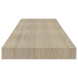 NNEVL Floating Wall Shelf Oak 80x23.5x3.8 cm MDF