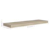 NNEVL Floating Wall Shelf Oak 80x23.5x3.8 cm MDF