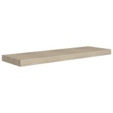 NNEVL Floating Wall Shelves 4 pcs Oak 80x23.5x3.8 cm MDF