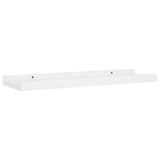 NNEVL Picture Frame Ledge Shelves 2 pcs White 40x9x3 cm MDF