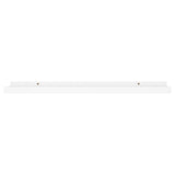 NNEVL Picture Frame Ledge Shelves 2 pcs White 80x9x3 cm MDF