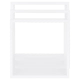 NNEVL Wall Cube Shelves 3 pcs White MDF