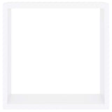 NNEVL Wall Cube Shelves 3 pcs White MDF