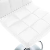 NNEVL Bar Stools 2 pcs White Faux Leather