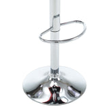 NNEVL Bar Stools 2 pcs White Faux Leather