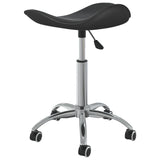 NNEVL Salon Spa Stool Black Faux Leather
