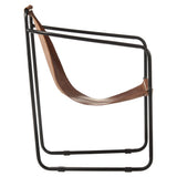 NNEVL Relaxing Armchair Brown Real Leather