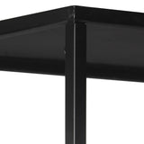 NNEVL Book Cabinet 90x35x180 cm Rough Mango Wood & Iron