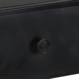 NNEVL Book Cabinet 60x35x180 cm Rough Mango Wood & Iron